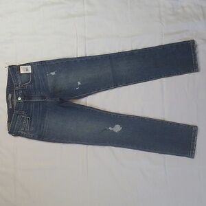 Joe's Jeans Boyfriend Slim Distressed Denim Blue Jeans 23 NWT